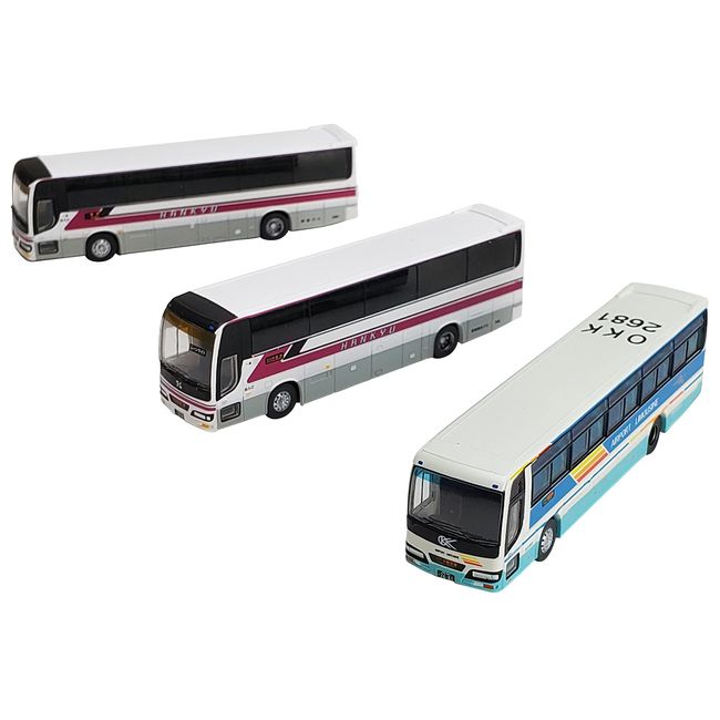 The Bus Collection Bus Colle 313670 Hankyu Bus Group Reorganization Commemorative Set of 3 Diorama Supplies