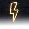 Premium White Lightning Bolt LED Neon Wall Light
