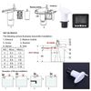Water Level Sensor Transmitter Ultrasonic Water Liquid Depth Level Meter Sensor with Temperature Digital Display Multi Function Indoor