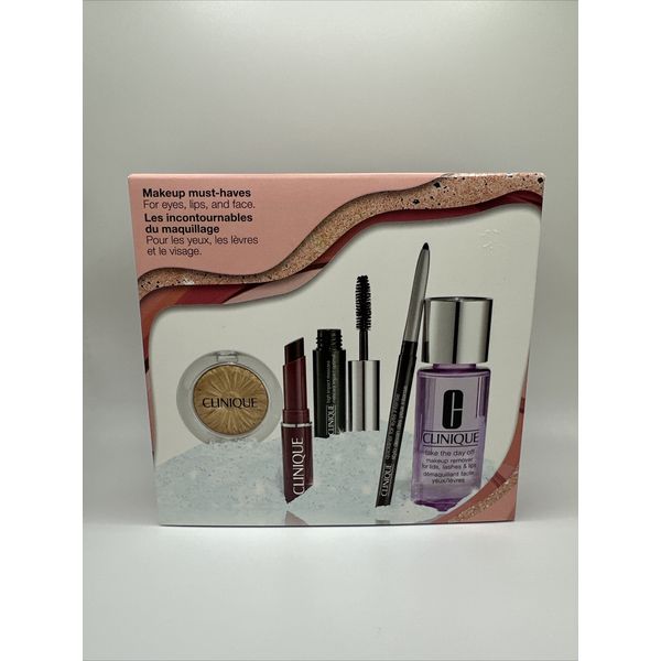 CLINIQUE MUST HAVES MULTI PIECE SET, new with box