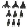CENPEK 10Pcs 4/5/6mm Diamond Lacing Stitching Chisel Set Hole Punch Tool with Adjustable Handle