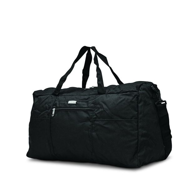 Samsonite Foldaway Packable Duffel Bag, Black, Medium