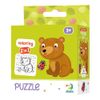 Dodo Educational Colouring Puzzle 2 in 1 Little Bear 16 Pieces