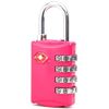 FIELDS EQUIPMENT TSA LOCK PADLOCK TRAVEL LOCK (PINK, PADLOCK)