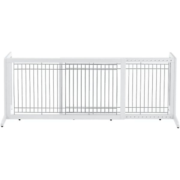 Freestanding Pet Gate, Large, Origami White