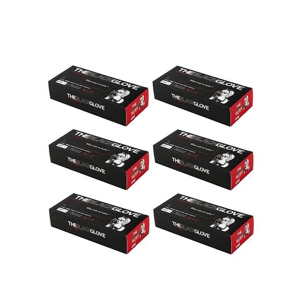 [アイズ] ザ ブラックグローブ 50枚入 L ×6セット