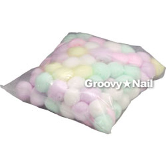 Selection Color Cotton Ball 100P [Nekopos not available] Nail supplies specialty store