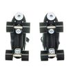 CHICAGO Skates Men's Premium Leather Lined Rink Roller Skate - Classic Black Quad Skates - Size 13