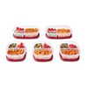 Rubbermaid EasyFindLids Meal Prep Containers, 5.1 Cup, Red