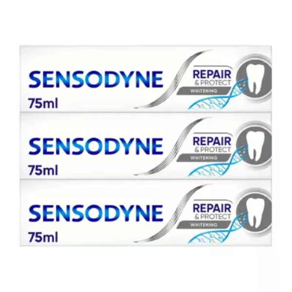 Sensodyne Sensitive Repair & Protect Whitening Toothpaste Bundle