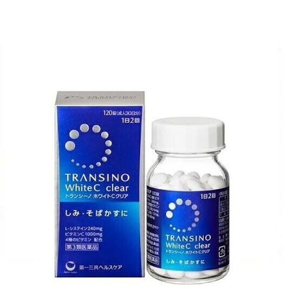 Transino Trans ino White C clear 240 tablets L-Cysteine Vitamin C Japan