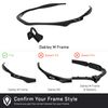 Revant Replacement Lenses Compatible With Oakley M Frame Sweep, Polarized, Black Chrome MirrorShield