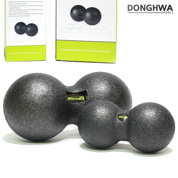 [Donghwa Sports] MD Buddy EPP Peanut Lacrosse Ball Black 8cm / 12cm 2 sizes, EPP Peanut Lacrosse Ball 12cm Black