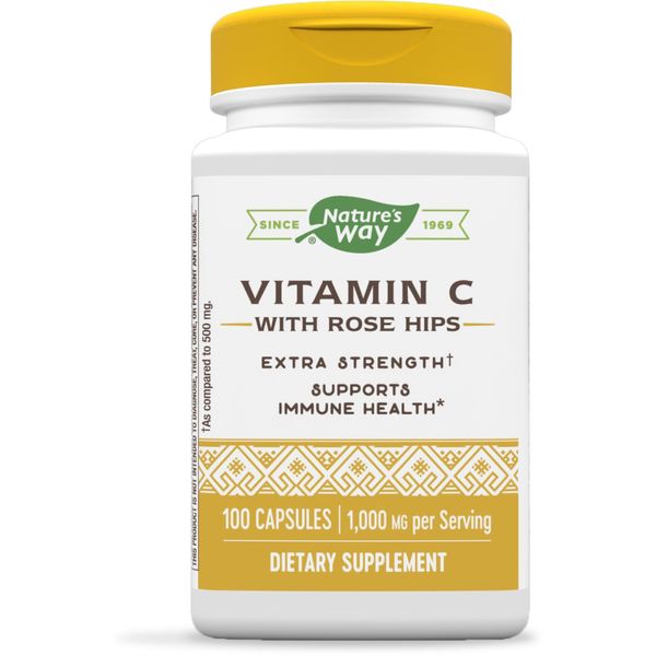 Nature's Way Vitamin C with Rose Hips Extra Strength; 1000 mg per Serving