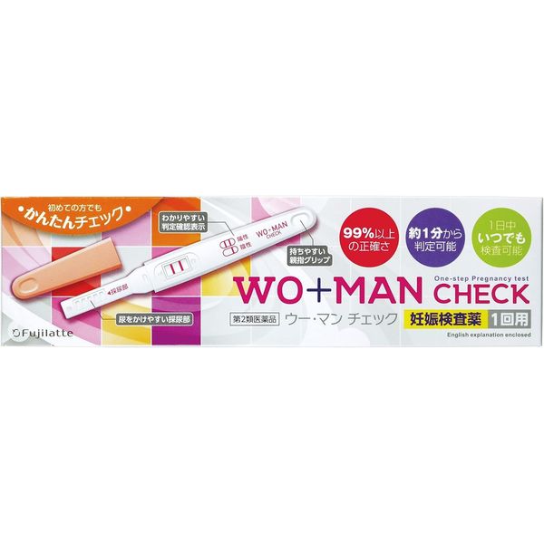 【第2類医薬品】ウー・マン チェック 1回用 1本 ×3