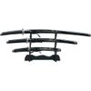 Master Cutlery 3 Piece Dragon Samurai Sword Set with Stand