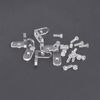INCREWAY L Brackets Transparent 40Pcs Clear Acrylic Corner Bracket 90 Degree Support Shelf Corner Brace Right Angle Bracket
