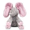 Dimple Animated Plush Singing Kaia Elephant with Peek-a-boo Interactive Feature