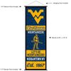 West Virginia Mountaineers Banner and Scroll Sign