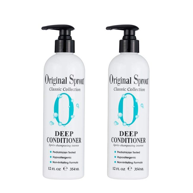 Original Sprout Deep Conditioner. Vegan Deep Conditioning Treatment for Hair Care.12 Ounces. (2 pack) (Packaging May Vary)