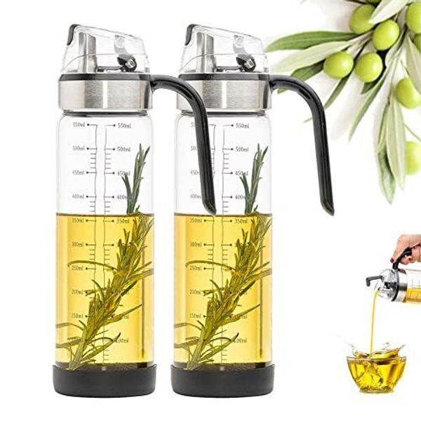 Olive Oil Dispenser Bottle Auto Flip Oil Bottles For Kitchen 18 Oz Olive Oil Dis