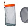 Ultralight Stuff Sacks Mesh Drawstring Storage Bag Cam Hiking Visibility Mesh Pouch 5 Size Selectable (M Orange)