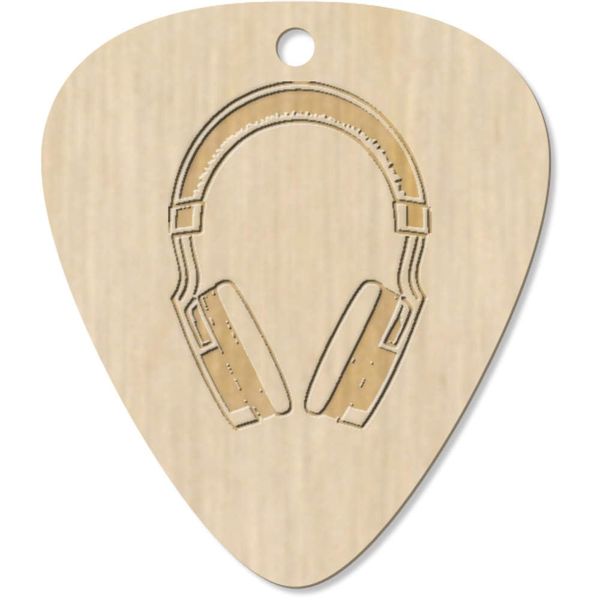 7 x 'Wireless Gaming Headset' Guitar Picks/Pendants (GP00030056)