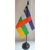 Pack of 12-6" x 4" Table Flags-CENTRAL AFRICAN REP.
