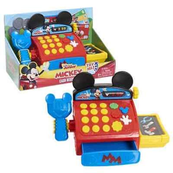 MICKEY MOUSE 10 PIECE CASH REGISTER W/ SOUNDS  kids toys