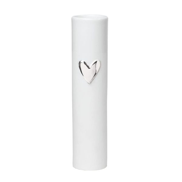 Räder Living Vase Heart Silver