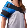 Soft Gel Shoulder Ice Wrap By Cool Relief (Blue Color)