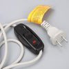 4Pcs Inline Switch Low Profile Torpedo Switch AC 250V 10A for Bedside Lamp Desk Table Light Electrical Cord (Black)