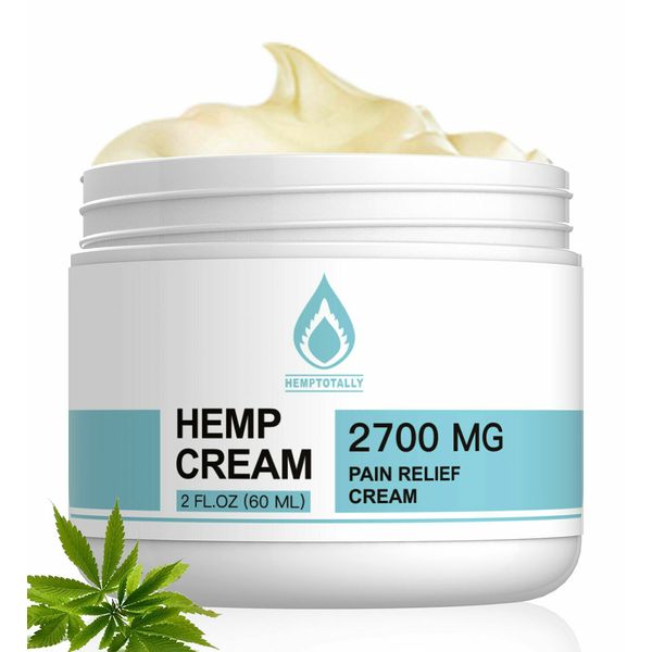 HempTotally Topical Pain Relieving Salve Cream for Pain Relief 2700 MG (2 oz)