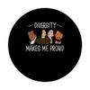 Gender Equality Differences Proud Social Justice Diversity PopSockets Swappable PopGrip