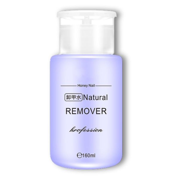 Gel Nail Polish Remover, Pure Acetone Gel Nail Polish Remover Liquid for UV/LED, Gel Soak Off, Removes All Types of Nail Polish, Gel Polish, Acrylic, Gels, Nail Tip & Glue (160ml)