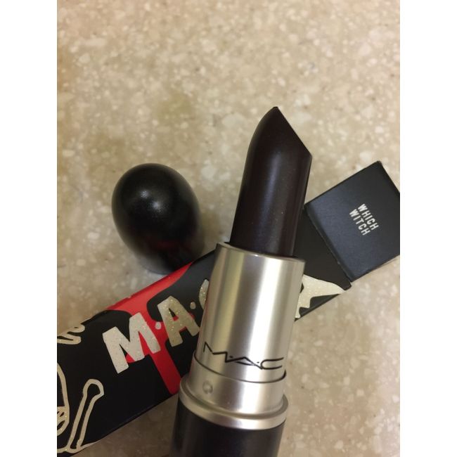 Mac  * WHICH WITCH * Brooke Candy~Deep Plum Amplified Lipstick Limited Edition