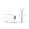 BEZOX 2pcs Tube Squeezer Toothpaste Squeezer Toothpaste Squeezer Rolling ABS Plastic Toothpaste Sheet Holder Stand - White