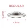 Pippeta Regular Nip Cups Triliminate Silver