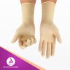 Dynarex Sterile Disposable Latex Surgical Gloves, Powder-Free, Sterilely Packaged in Pairs, Professional Medical and Healthcare Use, Veterinary Clinic, Bisque, Size 6.0, 1 Box of 50 Pairs of Gloves