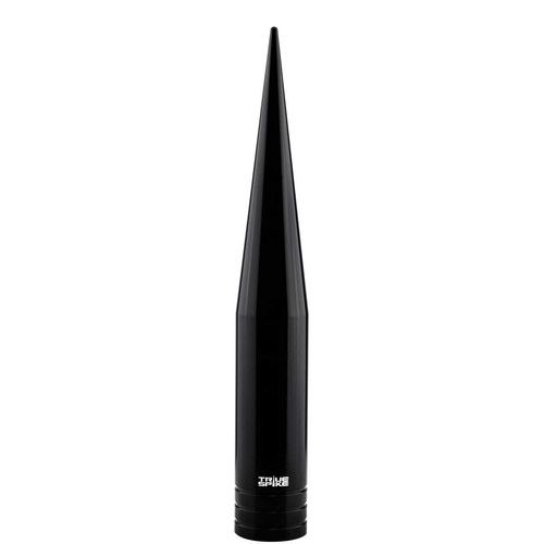 TRUE SPIKE FAT SPIKE BLACK ANTENNA in Heavy Gauge CNC Machined Billet Aluminum Short Compatible with Dodge Ram 1500 2500 3500 94-08 1994-2008