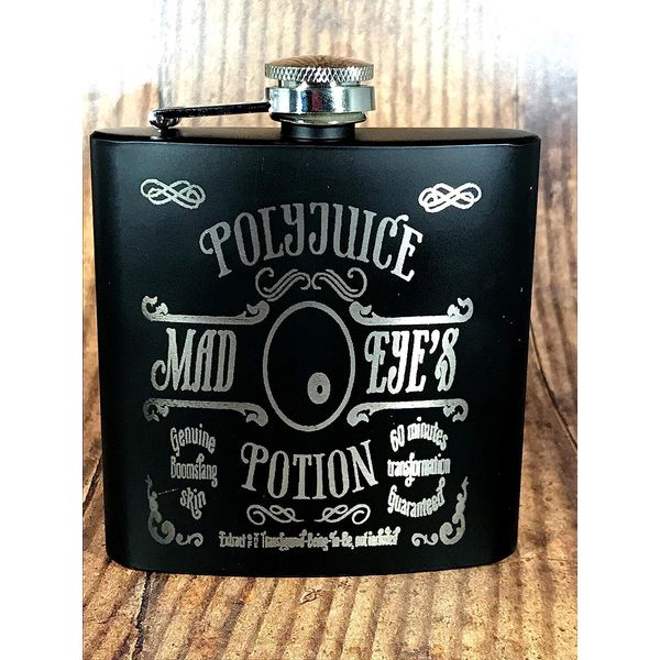 PolyJuice Potion - Mad Eye Moody Black Flask with Gift Box