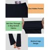 BUBBLELIME 29"/31"/33"/35" 4 Styles Women's Bootcut Yoga Pants Tummy Control - Basic Bootleg_Darknavy L_35" Inseam