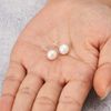 Philip Jones Sterling Silver Pearl Earrings
