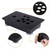 Walfront Black Acrylic Panel Case DIY Kits Set Replacement for Game