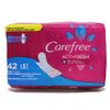 Carefree Acti-Fresh Body Shape Pantiliners Long To Go Unscented - 42 Liners, Pack of 3 (Packaging May Vary)