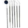 German-Dental Tools,Plaque Remover for Teeth,Dental Hygiene Cleaning Kit,Tooth Scraper Plaque Tartar Remover Cleaner,Dental Pick Scaler Oral Care Tools (Set of 6 with Pouch Oral Care)