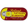 Roland Foods Flat Anchovy Fillets Packed in Olive Oil, Wild Caught, 2 OZ Can
