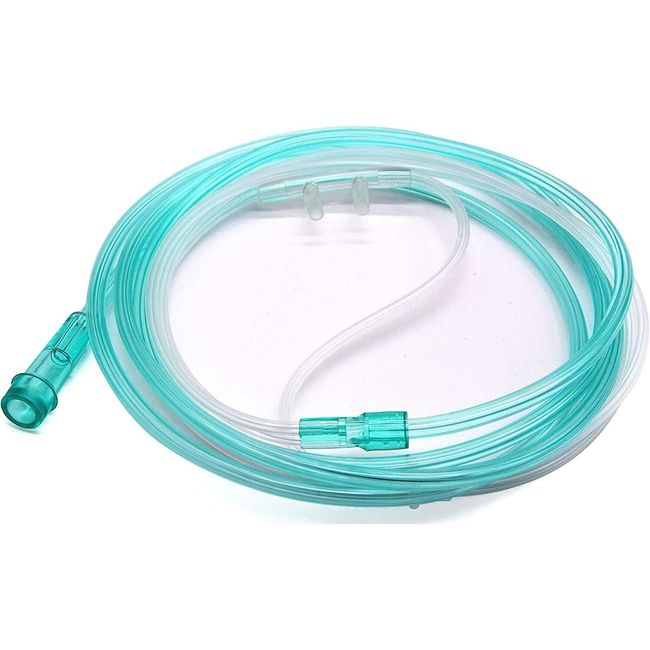 ONE - 7FT Adult Flexible Tip Soft Nasal Oxygen Cannulas Clear CANROS7