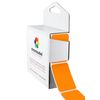 ChromaLabel 1 x 1.50 Inch Permanent Color Code Rectangle Labels, 250 Labels per Dispenser Box, Orange