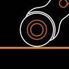 Fiskars Titanium Rolling Blade, Straight Cut (45mm), Grey, Standard Size